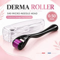 Share DERMA SKIN ROLLER 540 TITANIUM MICRO NEEDLE ANTI AGEING HAIR (ONLY 0.5M)