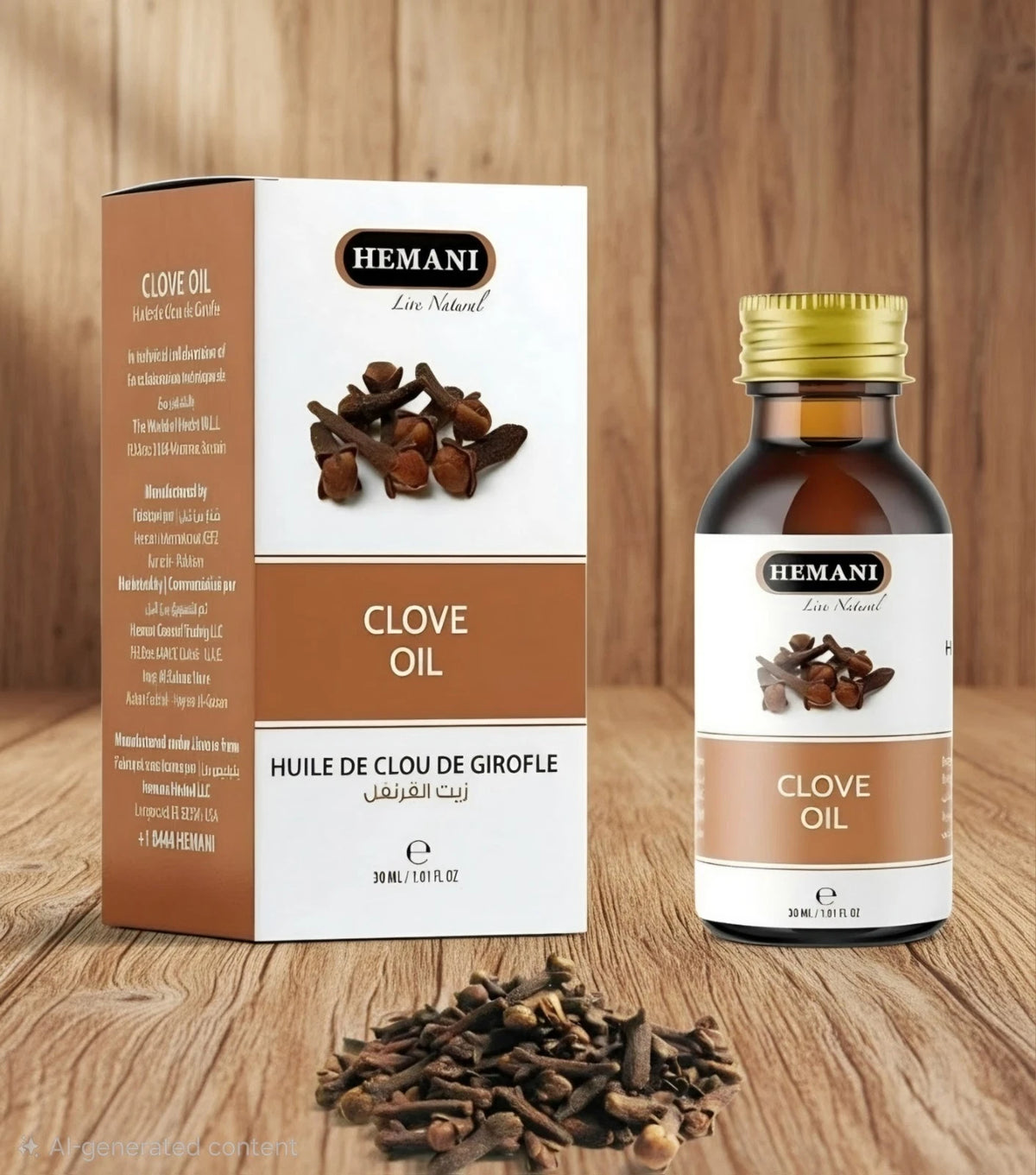 Hemani Clove Long Oil Relieves Dental Pain Natural OIL 30ML UK Seller