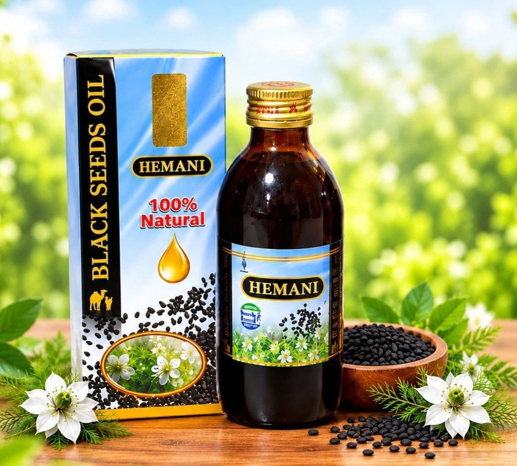 Hemani Black Seed Oil 125ml 100% Pure Natural Nigella Sativa Cumin Kalonji Oil