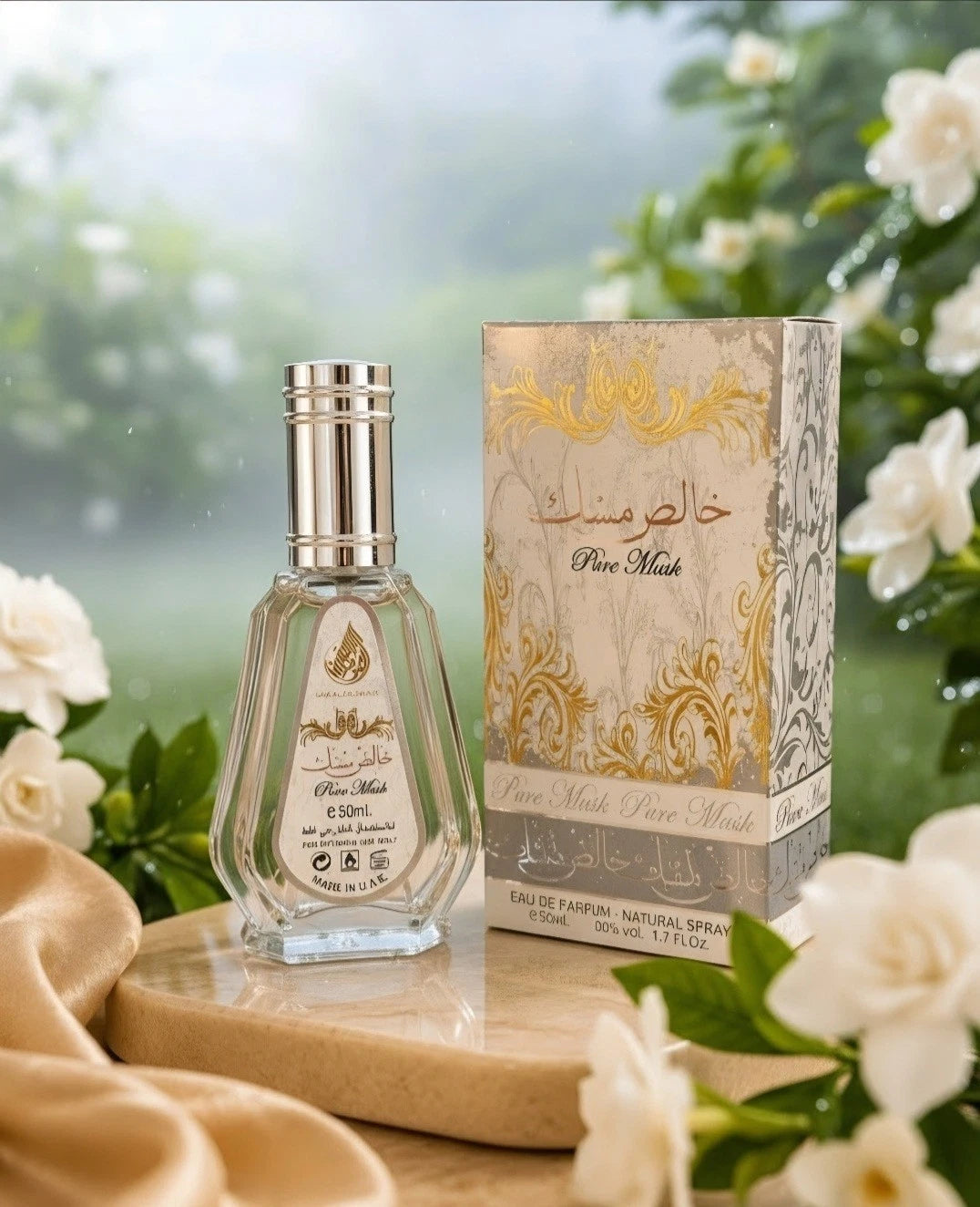 Pure Musk By Ard Al Zaafaran Eau de Parfum Unisex Scented Fragrance 50ml Gift