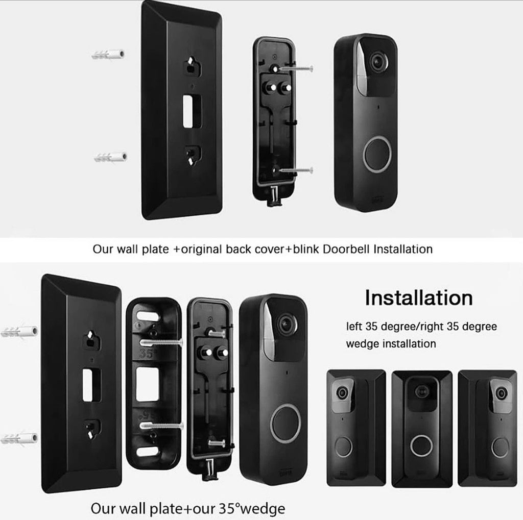 Share Blink Video Doorbell Mounting Kit – 35° Wedge Angle Bracket